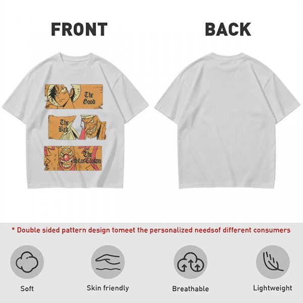 One Piece The Good The Bad The Star Clown Graphic T-Shirt