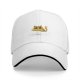 Black Baseball Cap With Cute Peeking Cat Graphic