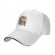 Black baseball cap with anime character eating ramen design
