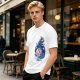 Olive T-Shirt With Sad Dragon Holding D20 Natural 1 'Like A Today' Print