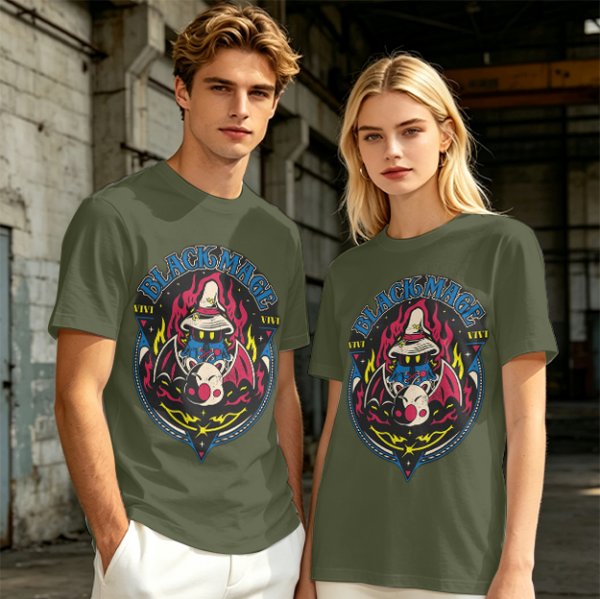 Black Mage Vivi Graphic Tee for Final Fantasy Fans
