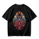 Orc-like magical creature graphic olive green t-shirt
