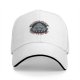 Black baseball cap with 'Shitstorm Survivors Club' cartoon cloud graphic