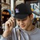 Black Baseball Cap With Raccoon I Love Trash Graphic