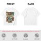 Olive graphic tee with 'Therapy is expensive sarcasm is free' print