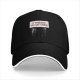Black baseball cap with 'It Probably Can Get Worse' graphic print