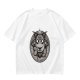 Olive T-Shirt With Cute Emotional Support Demon Goat Graphic