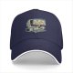 Black baseball cap with retro computer 'just another kind of day' print