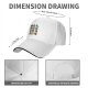 Black Baseball Cap With Halloween Themed Cat Character Print