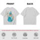 Olive T-Shirt With Fairy Godmother Cat Graphic Print