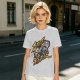 Olive Street Fighter Graphic T-Shirt with Fighting Character Art