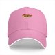 Black Baseball Cap With Street Tacos Graphic Print