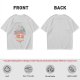 Olive graphic t-shirt with funny cat and 'keeps the a-sad away' text