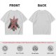 Olive Green T-Shirt With Starfish Monster Rock Hand Print