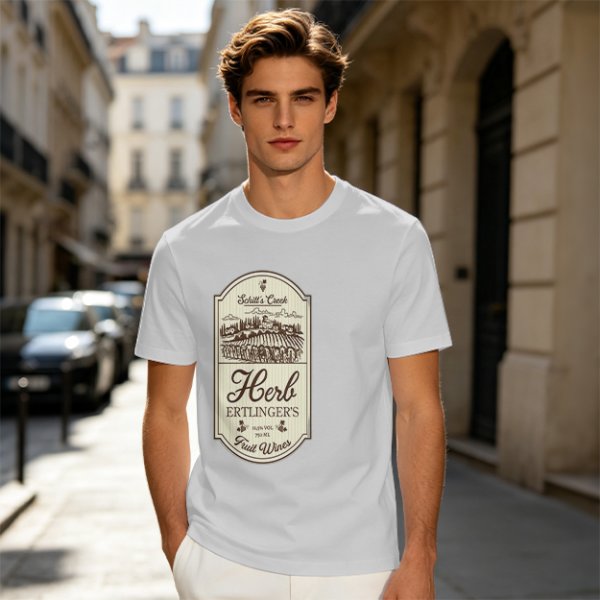 Herb Ertlinger's Fruit Wines Schitt's Creek Themed T-Shirt