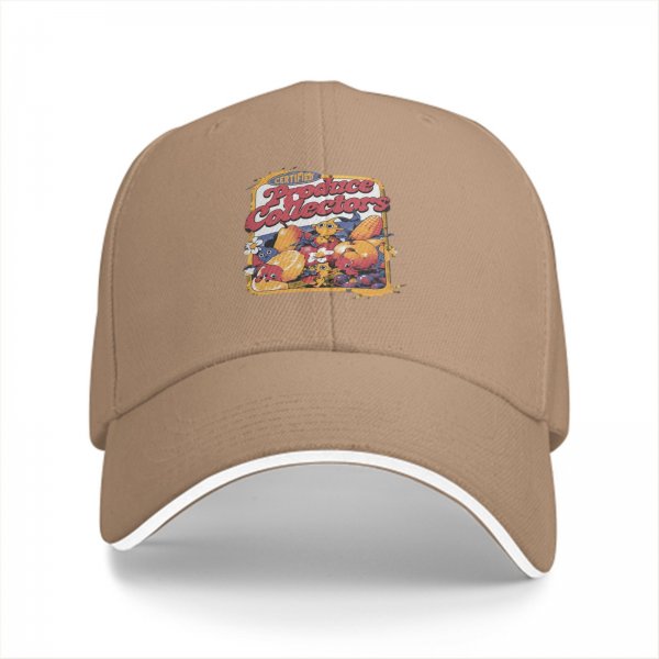 Black Baseball Cap With Certified Produce Collectors Graphic