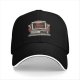 Black baseball cap with vintage computer wrench graphic design