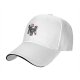 Black baseball cap with Dungeons & Cats fantasy cat characters print