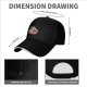 Black Baseball Cap With Raccoon, Opossum And Skunk Graphic Print