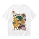 Olive t-shirt with Choco-Bo's cereal graphic featuring a yellow bird