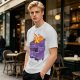 Olive T-Shirt With Burning Dumpster 'My Future' Graphic