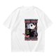 Olive t-shirt with live fast play dead opossum biker graphic