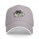 Black Baseball Cap With Cat In Coffee Cup 'Everything Is Pawsible With Coffee' Print