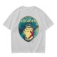 Olive T-shirt with Totoro Neighbor Graphic Print