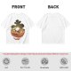 Olive T-Shirt With Skull Ramen Bowl Graphic