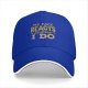 Black baseball cap with 'My Face Reacts Before I Do' printed design