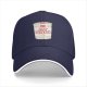 Black Baseball Cap With Cat Noodles Cup Graphic Print