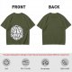 Olive T-Shirt With D20 Nat 1 Critical Fail Print