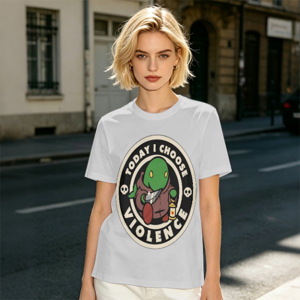 Today I Choose Violence Tonberry Graphic T-Shirt