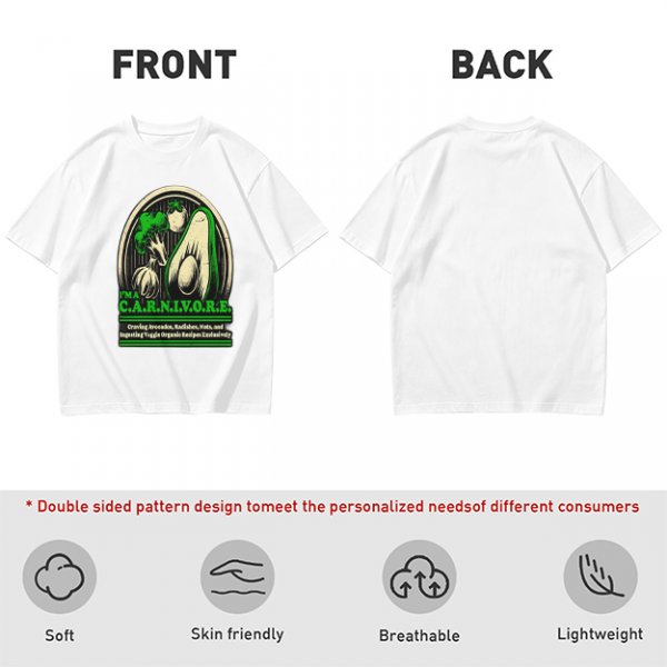 I'm a Carnivore Funny Vegetable Graphic T-Shirt