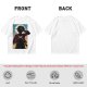 Olive Anime Character Silhouette Graphic T-Shirt