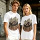 Olive Green Graphic T-Shirt with Burned Calories Print