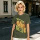 Olive T-Shirt With Cappy Nuggets Cartoon Print