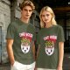 Olive T-Shirt With Cute Ramen Bowl Graphic And 'Use Your' Text