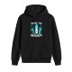 Black hoodie with 'There's Only Darkness' and cute ghost graphic