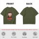 Olive T-Shirt With Cute Sushi Heart Graphic That Says I Love Sushi