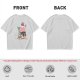 Olive T-Shirt With Relaxed Bearded Man Holding Skull Cup Print
