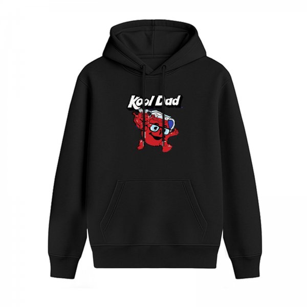 Kool Dad Graphic Black Hoodie