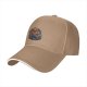 Black baseball cap with muscular pumpkin fitness gym graphic