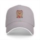 Black Baseball Cap With Art Nouveau Style Fantasy Creature Print