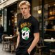 Kiss Me Pirate Cat Shamrock Graphic T-Shirt