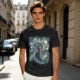 Olive T-Shirt With Sorcerer Mickey Starry Night Artwork