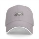 Black Baseball Cap With Playful Yawning Raccoon Graphic