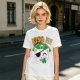 Kiss Me Pirate Cat Shamrock Graphic T-Shirt