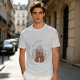 Olive T-Shirt with Chewbacca Drinking Boba Graphic