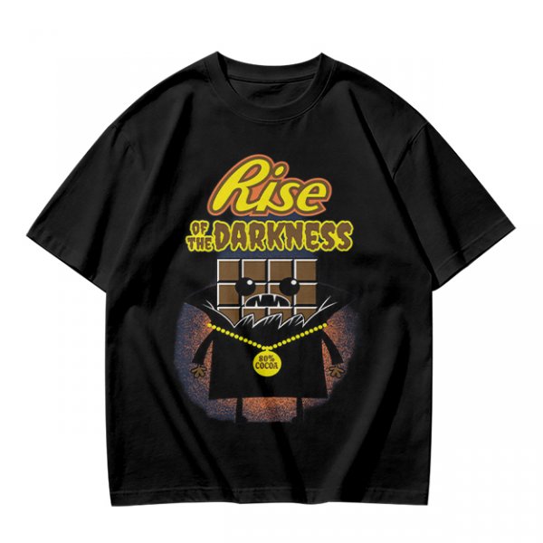 Rise of the Darkness Vampire Chocolate Bar Graphic T-Shirt